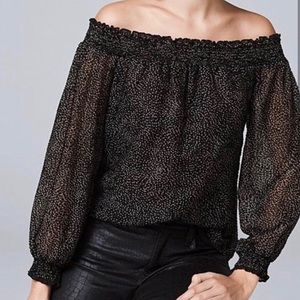 White House Black Market Off Shoulder Top